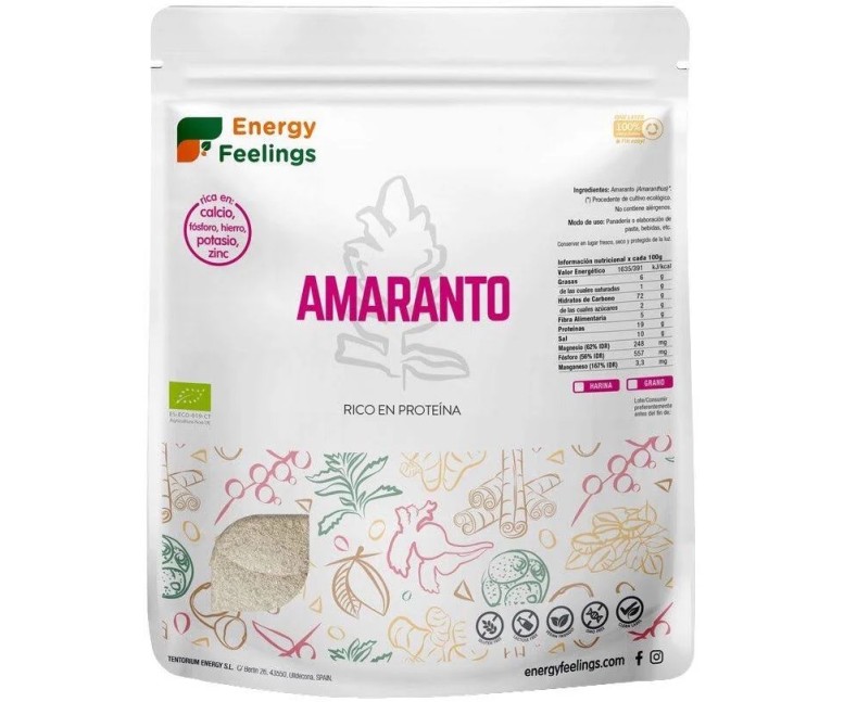 Amaranto harina eco vegan sg 1 kg Energy Feelings