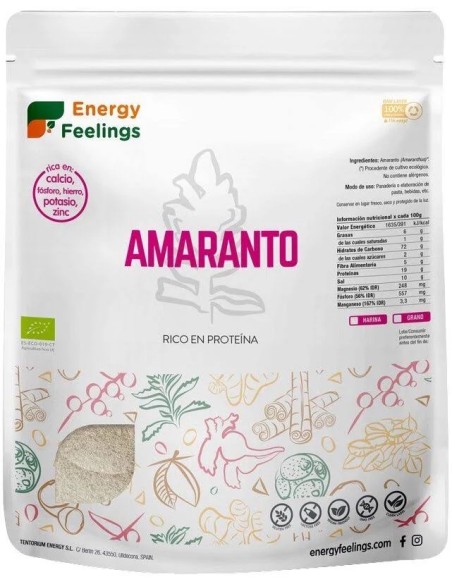 Amaranto harina eco vegan sg 1 kg Energy Feelings