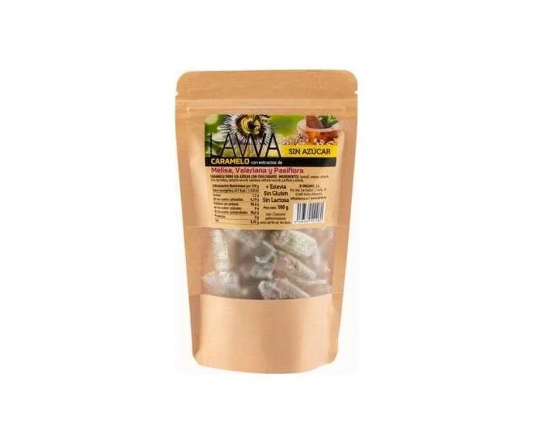 Caramelo de melisa valeriana pasiflora 1 kg Lavva