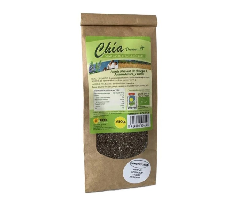 Chia semillas bio 400 gr DREAM FOODS