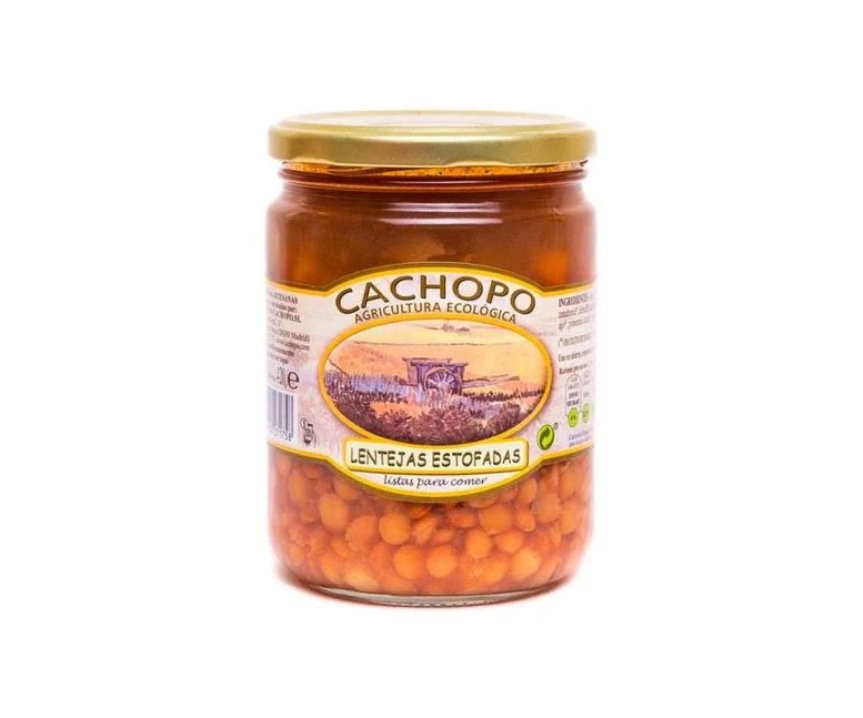 Lentejas estofadas eco 445 gr Cachopo
