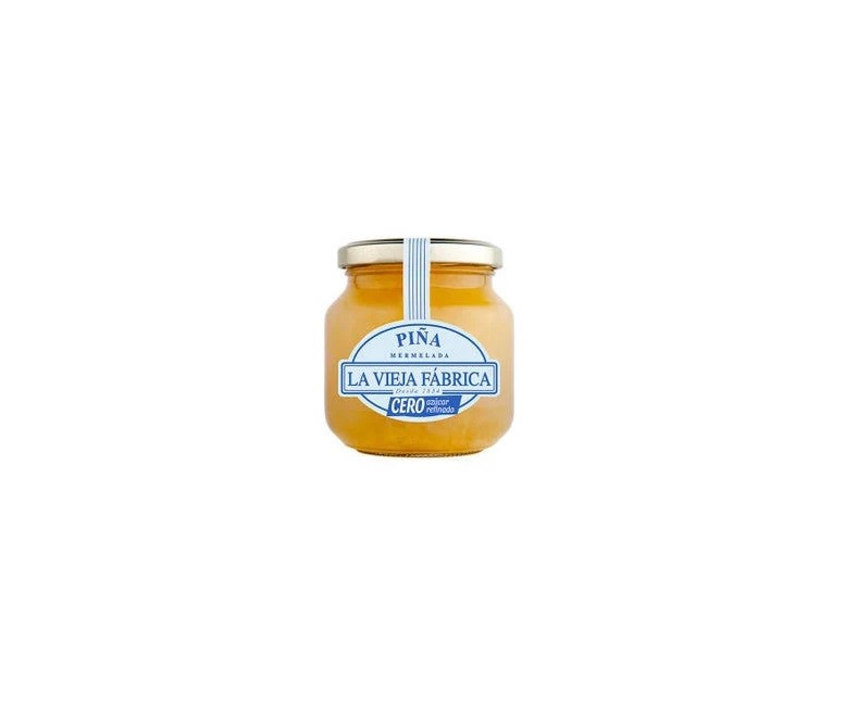 Mermelada de piña cero azúcar refinado 280 gr La vieja fábrica