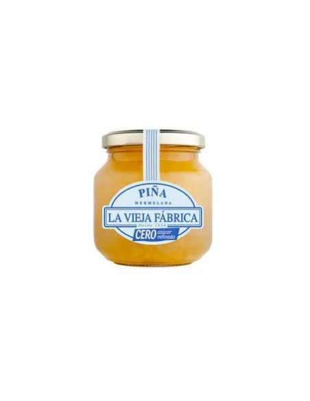 Mermelada de piña cero azúcar refinado 280 gr La vieja fábrica