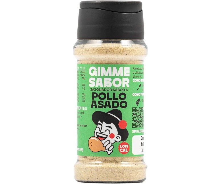 Sazonador pollo asado 55 gr Gimme Sabor