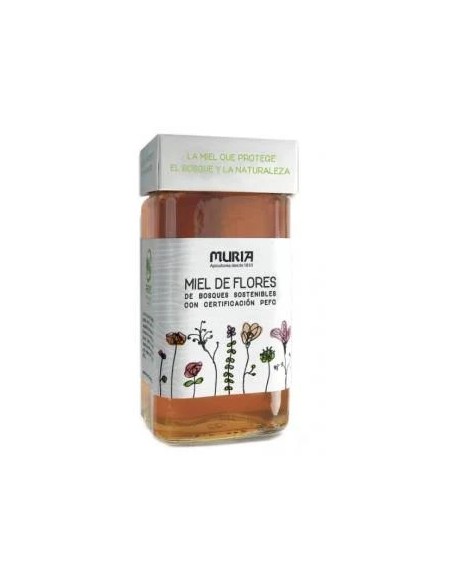 Miel de flores bosques sostenible pefc 420 gr Muria