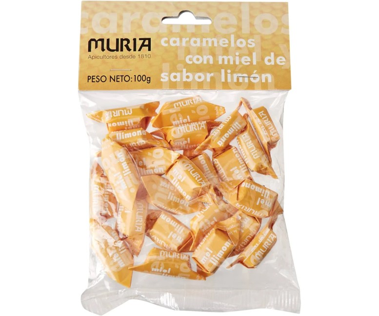 Caramelos de miel y limón 100 gr Muria