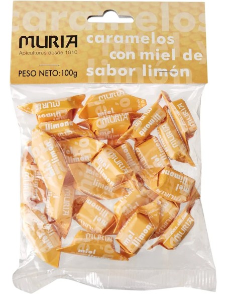 Caramelos de miel y limón 100 gr Muria