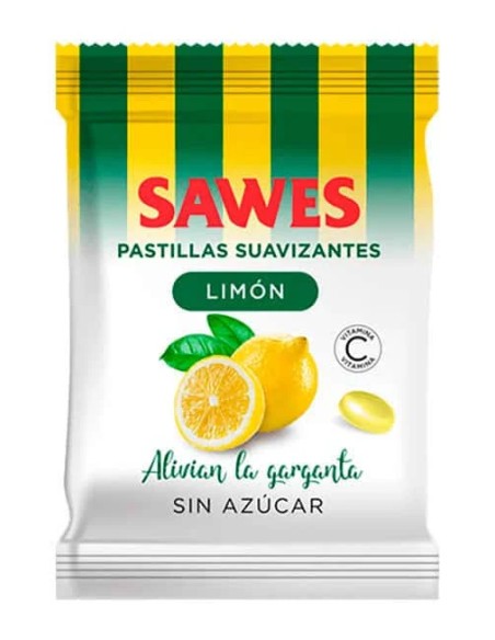 Pastillas balsám s/azúcar limón vit c bolsa 50 tab - 50 gr Sawes