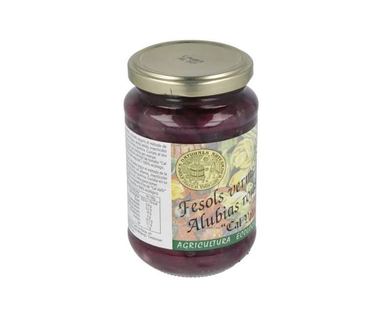 Alubias rojas cocidas eco 350 gr Cal Valls