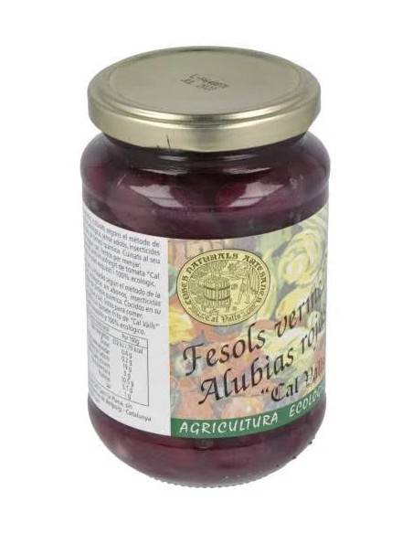 Alubias rojas cocidas eco 350 gr Cal Valls