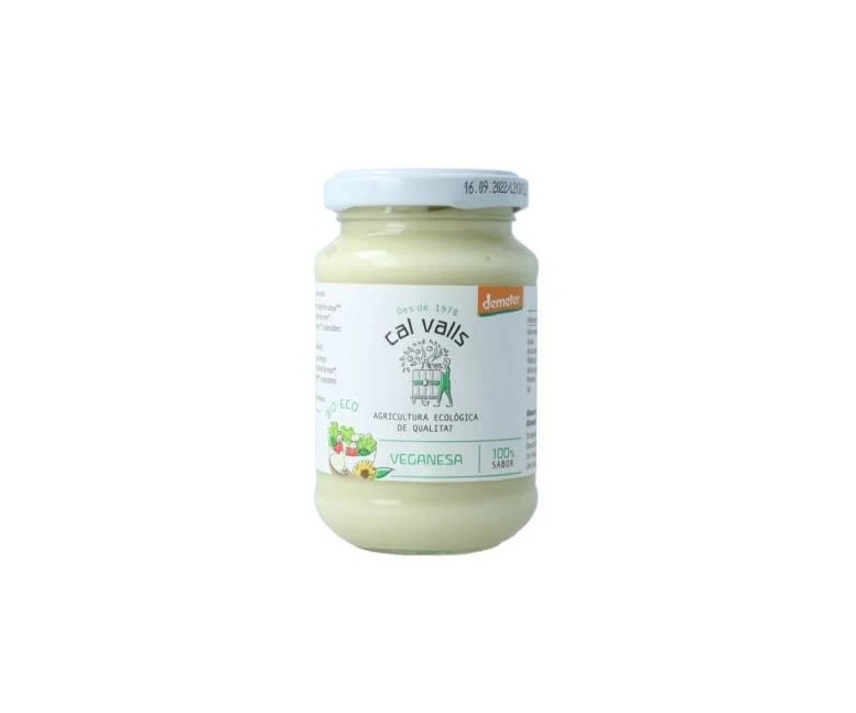 Mayonesa con aceite de girasol Demeter vegan 190 gr Cal Valls
