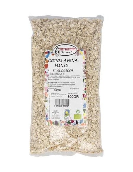 Copos de avena mini integrales eco 500 gr Intracma