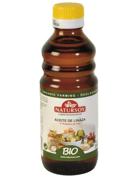 Aceite de linaza 250 ml Natursoy