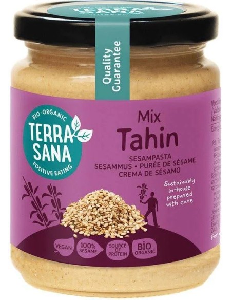 Tahini crema de sésamos semi integral bio 250 gr Terrasana