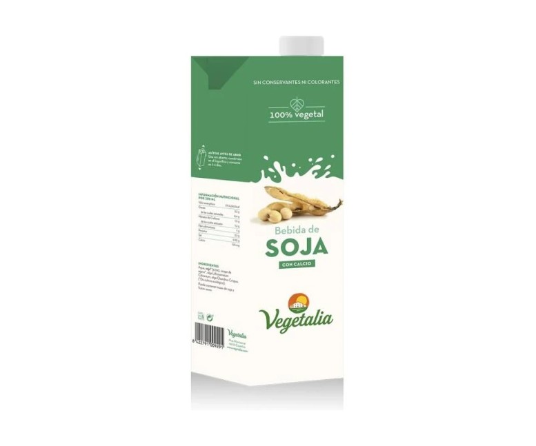 Bebida vegetal de soja bio 1 l Vegetalia