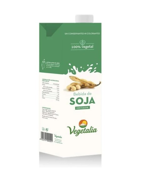 Bebida vegetal de soja bio 1 l Vegetalia