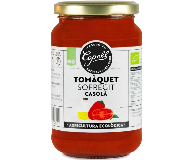 Tomate sofrito casero licopeno eco 350 gr Capell