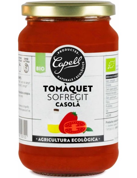 Tomate sofrito casero licopeno eco 350 gr Capell