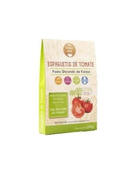 Espaguetis de tomate konjac sg vegan s/a 200 gr The Konjac Shop