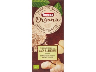 Chocolate negro con maca-jengibre bio sg
