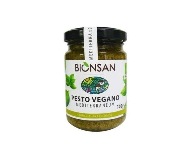 Pesto vegano mediterraneum eco 140 gr Bionsan