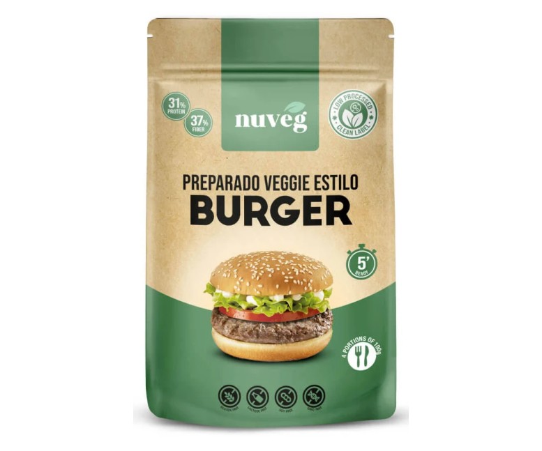 Veggie burger sg 135 gr Nuveg