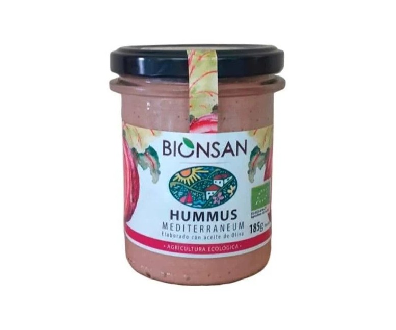 Hummus mediterráneum eco vegan 185 gr Bionsan