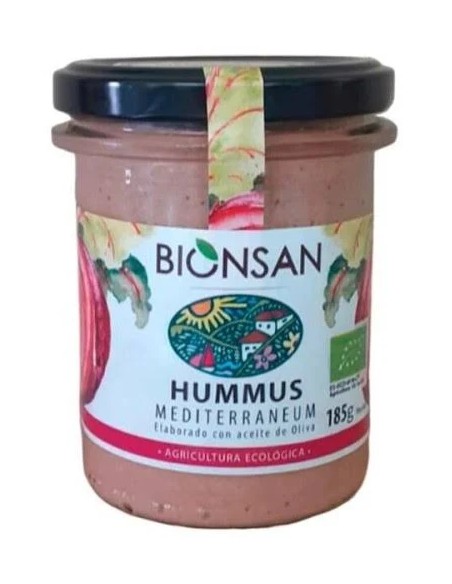 Hummus mediterráneum eco vegan 185 gr Bionsan