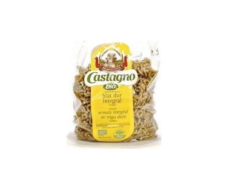 Cornetti de trigo duro integral eco 500 gr Castagno