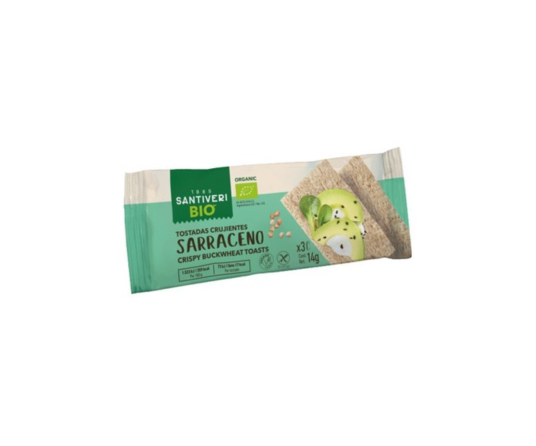Tostadas Crujientes Trigo Sarraceno 14 g Santiveri