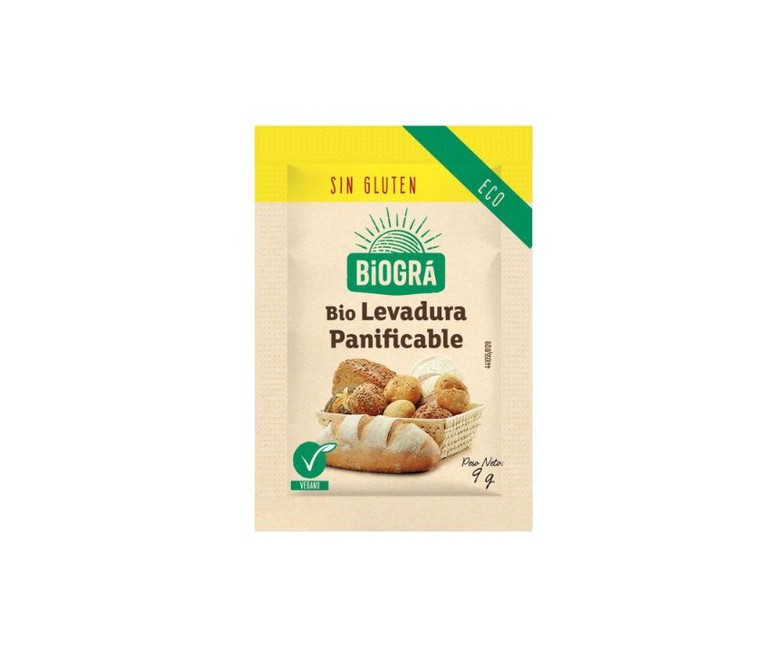 Levadura panificable 9 g Biográ