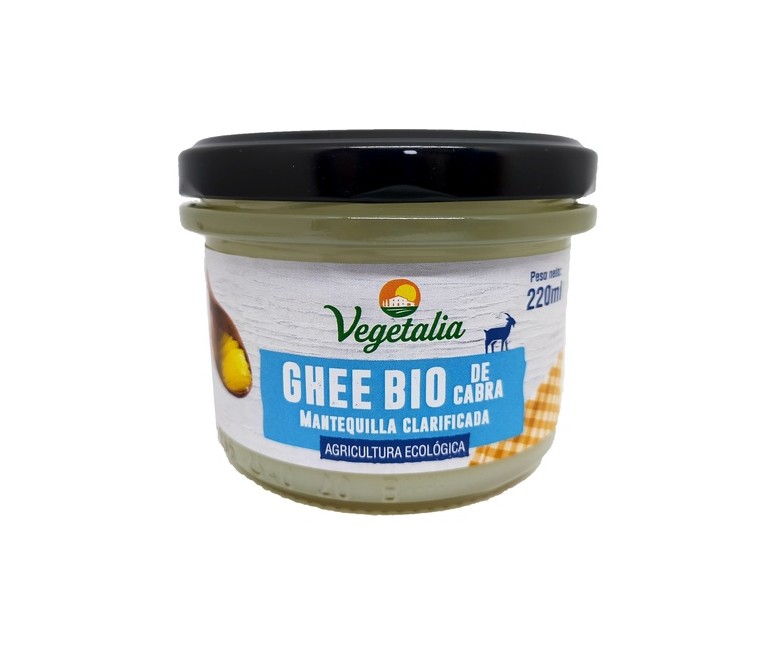 Mantequilla ghee cabra clarificada Bio 220 g Vegetalia
