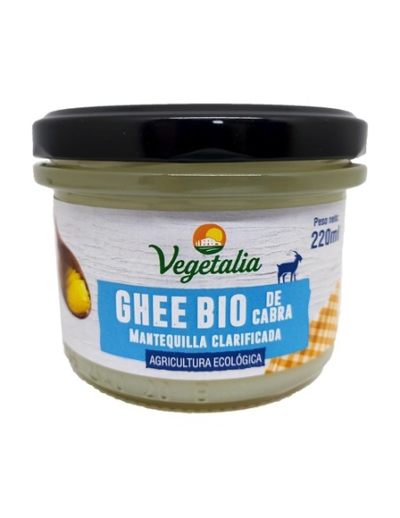 Mantequilla ghee cabra clarificada Bio 220 g Vegetalia