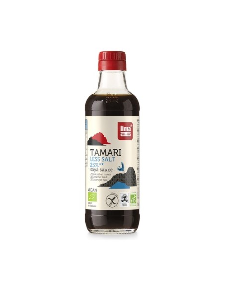 Tamari 25% Menos Sal Bio 250 ml Lima