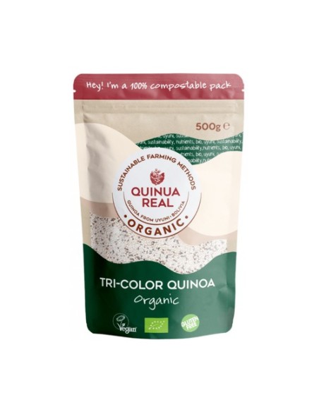 Quinoa real tres colores sin gluten bio 500 g Quinua Real