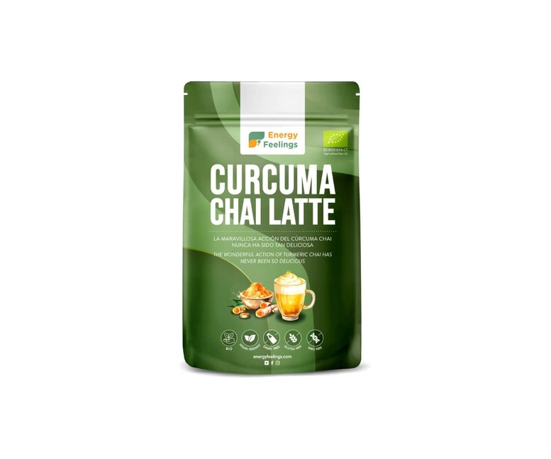 Cúrcuma chai latte Eco 500 g Energy Feelings