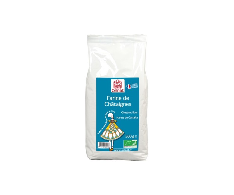 Harina De Castañas Bio 500 g Celnat