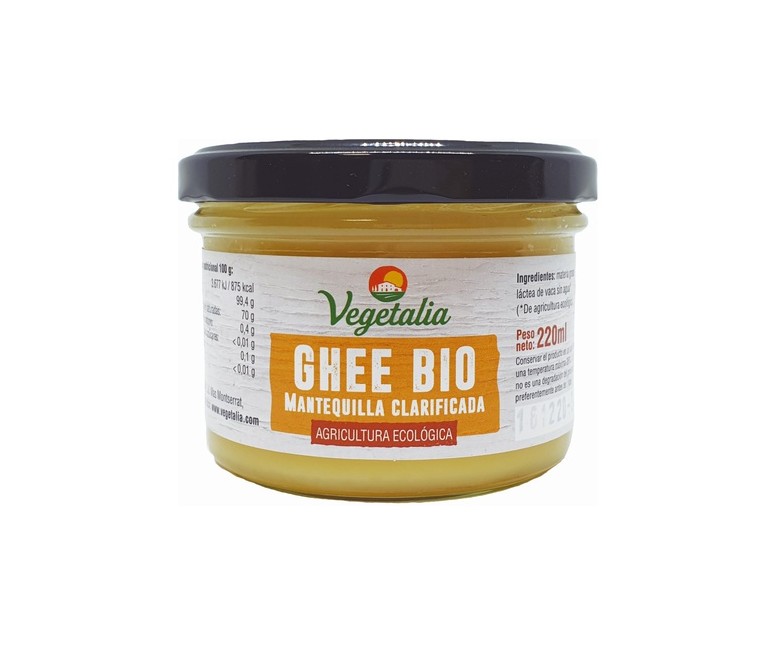 Ghee Mantequilla Clarificada Bio 220 ml Vegetalia