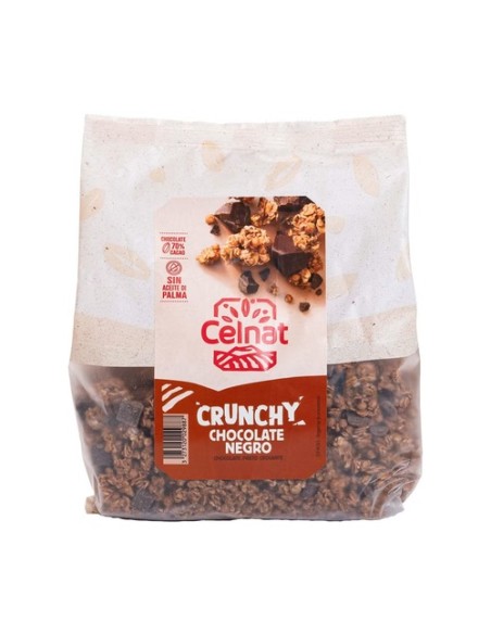 Muesli crunchy chocolate negro Bio 500 g (Chocolate) Celnat