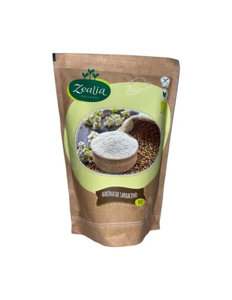 Harina de trigo sarraceno sin gluten Bio 500 g Zealia