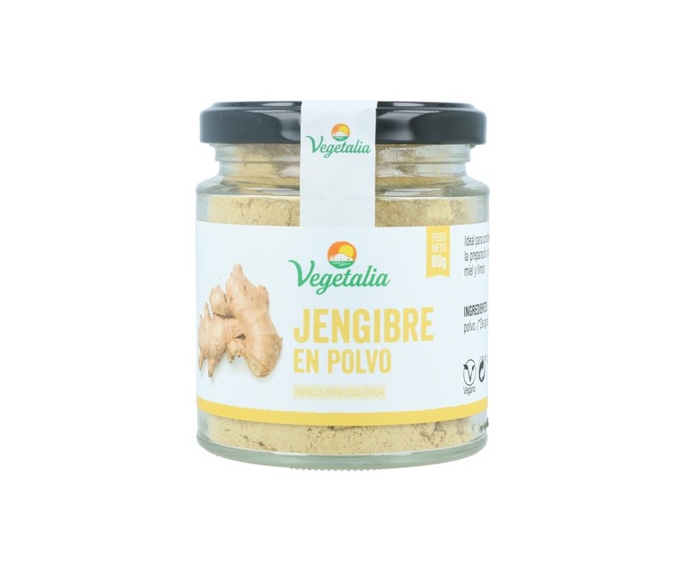 Jengibre Raíz en Polvo 80 g Vegetalia