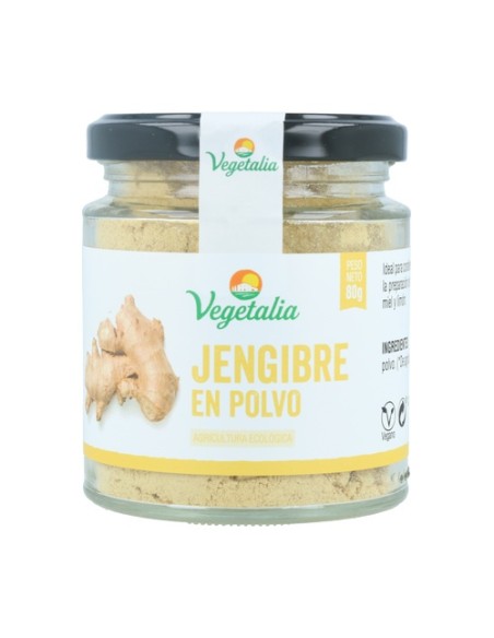 Jengibre Raíz en Polvo 80 g Vegetalia