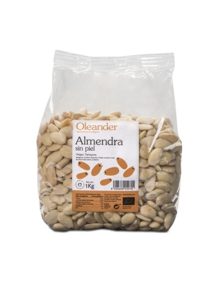 Almendra sin piel bio 1 kg Oleander