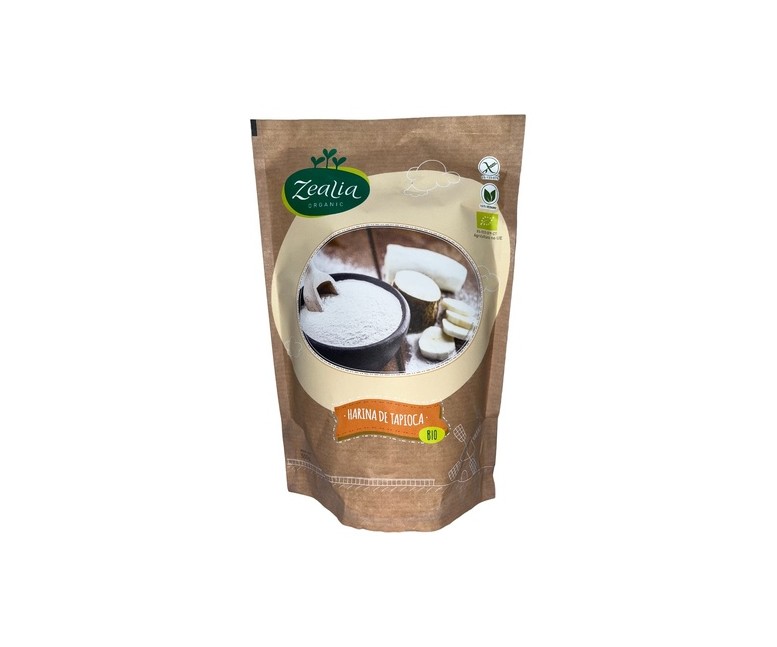 Harina de tapioca sin gluten Bio 500 g Zealia