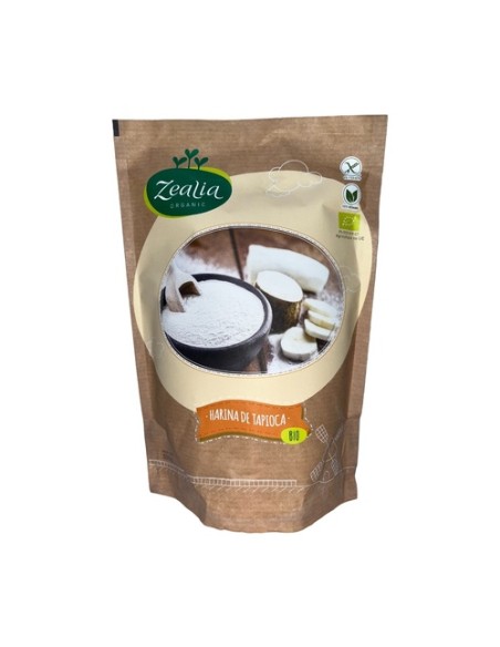 Harina de tapioca sin gluten Bio 500 g Zealia