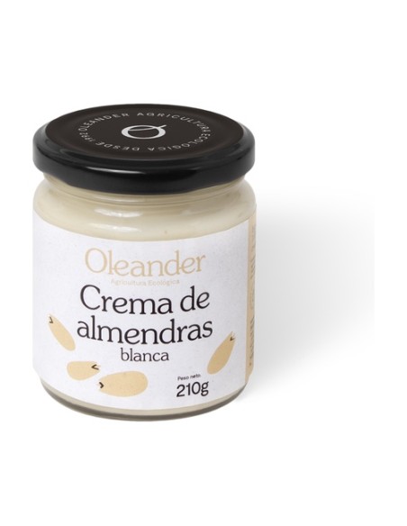 Crema de almendras blanca Bio 210 g de crema Oleander