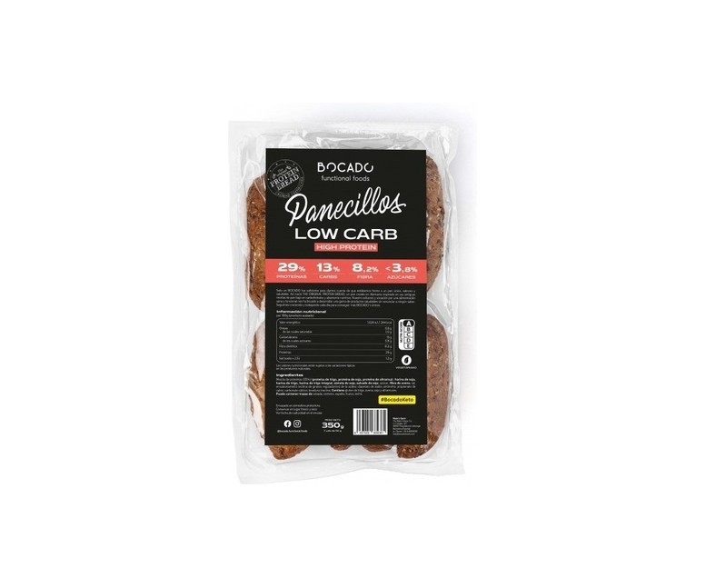 Panecillos proteicos bajo en carbohidratos 350 g Bocado