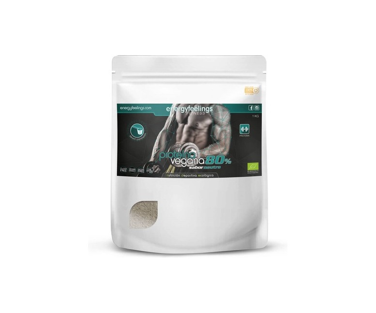 Organic Proteína Vegetal 80% Neutro 1 kg Energy Feelings