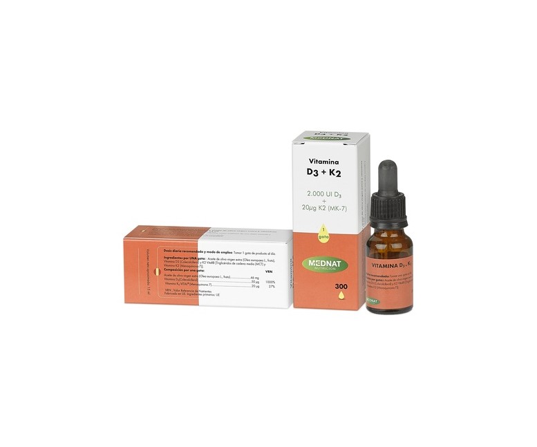 Vitamina D3 + K2 15 ml MEDNAT