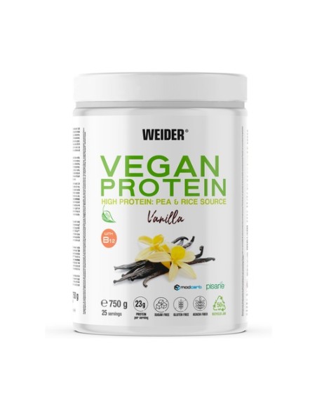 Vegan Protein vainilla 750 g Weider